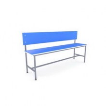 Скамья со спинкой  1.5м